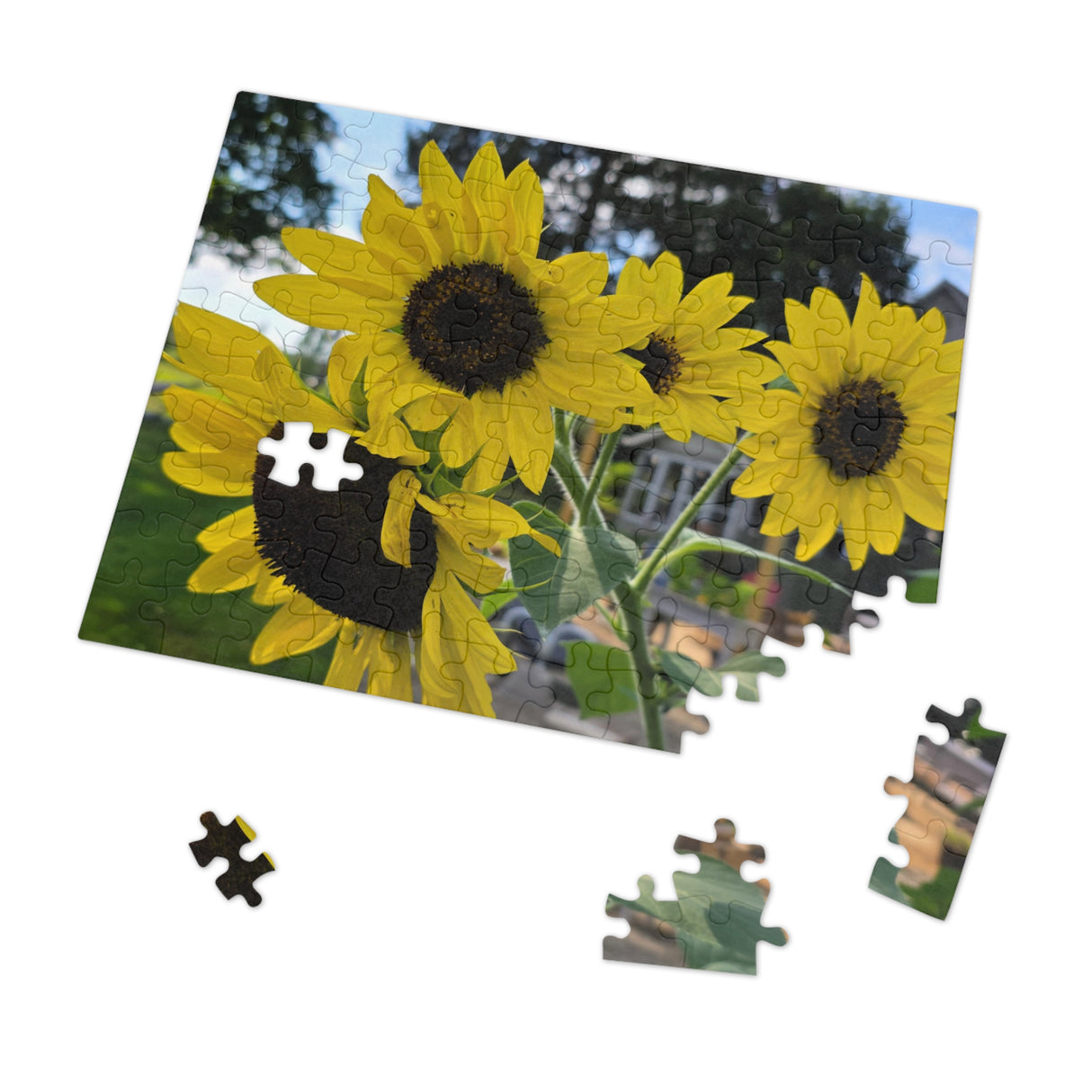 Jigsaw Puzzle with Tin