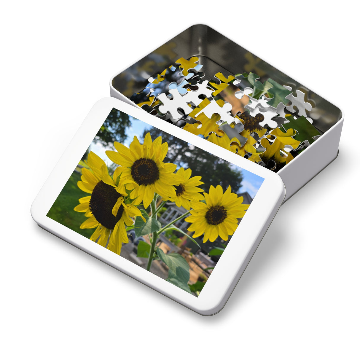 Jigsaw Puzzle with Tin