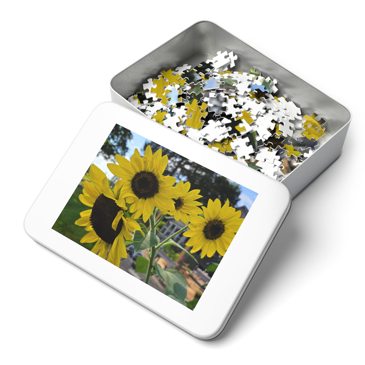 Jigsaw Puzzle with Tin