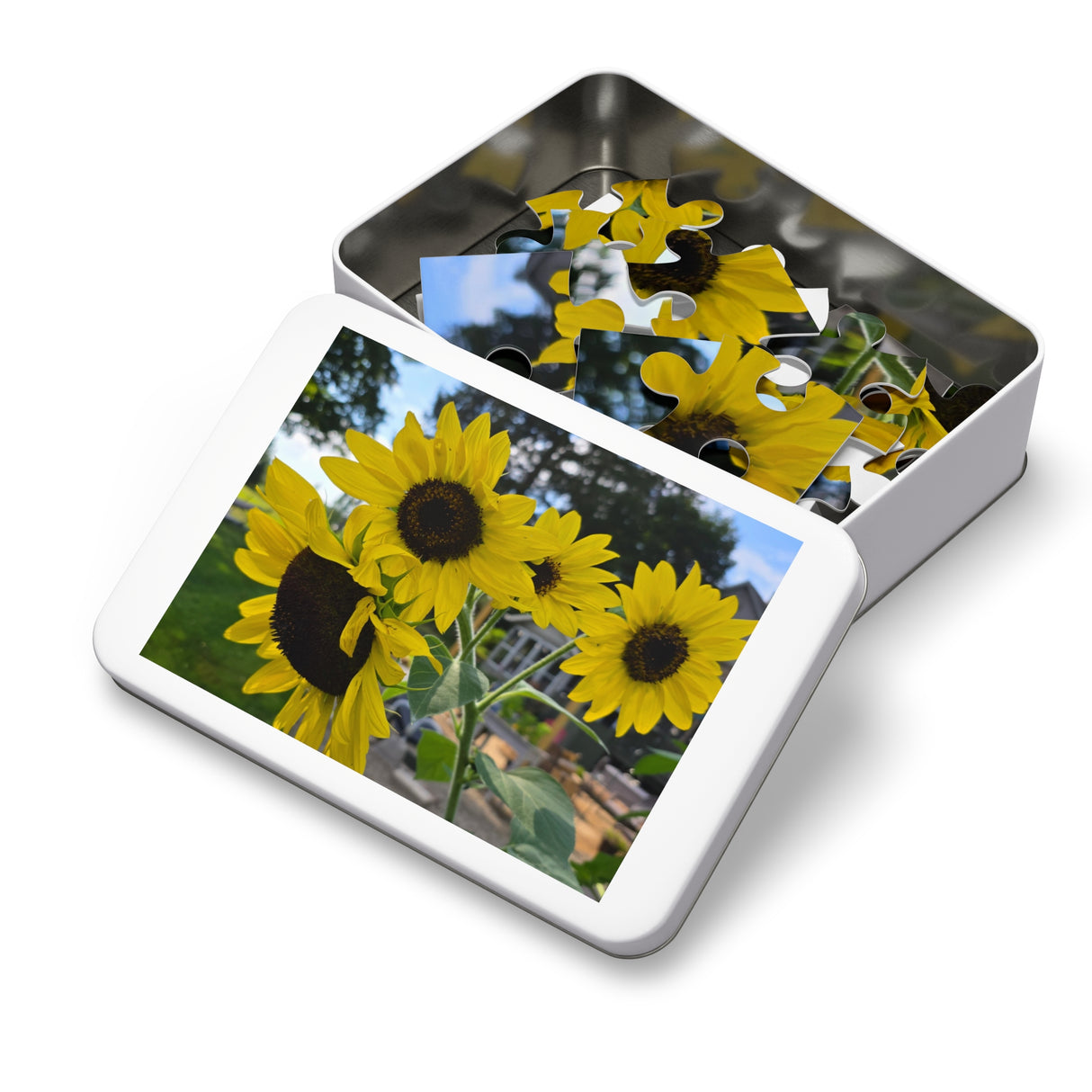 Jigsaw Puzzle with Tin