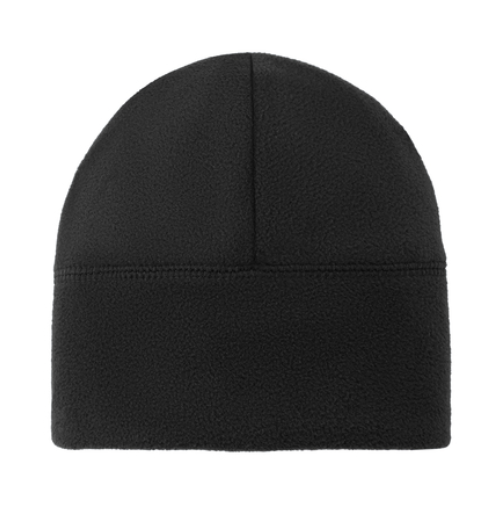 Woven Patch - Heat Applied to Hat C918 Port Authority® Fleece Beanie Black: OSFA