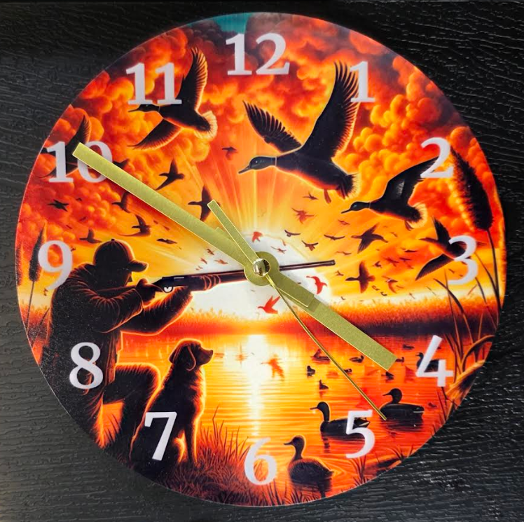 Marble Ceramic Clock Sublimated 7.87"