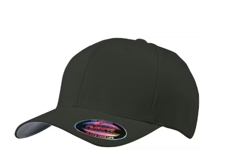 Embroidered C865 Port Authority® Flexfit® Cap Black S/M