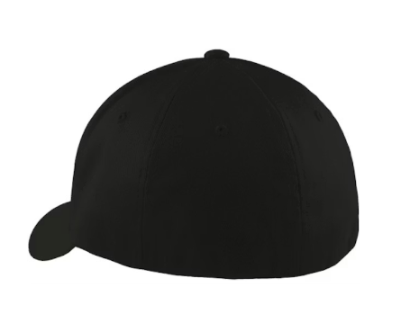 Embroidered C865 Port Authority® Flexfit® Cap Black S/M
