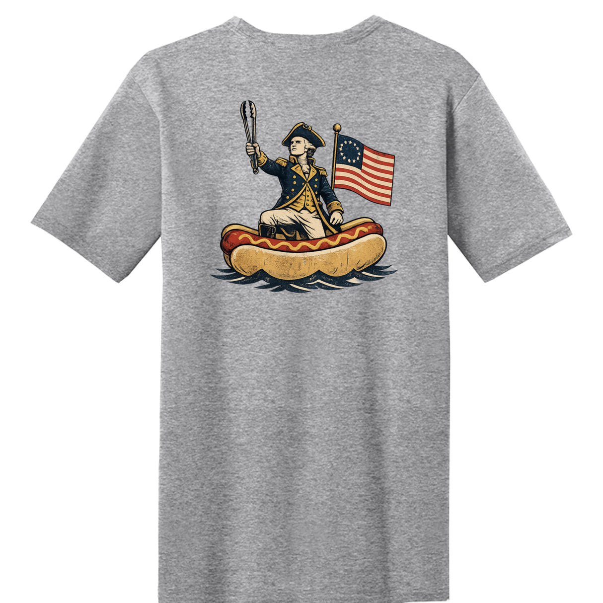 Light Heather Grey - DT6000P - BACK