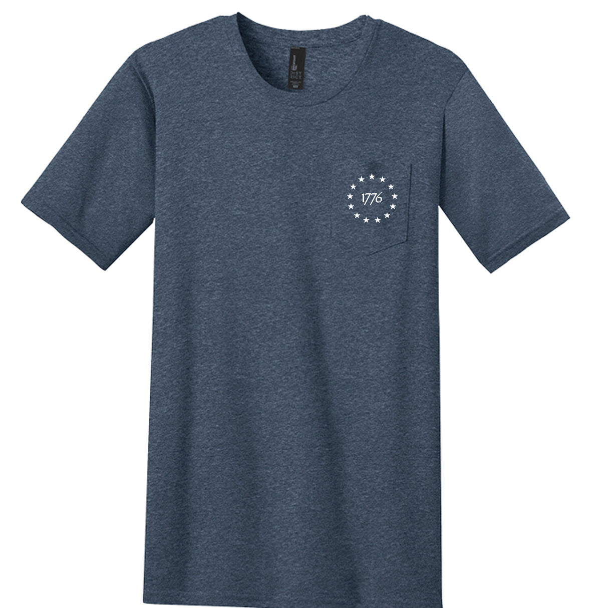 Heathered Navy - DT6000P - FRONT
